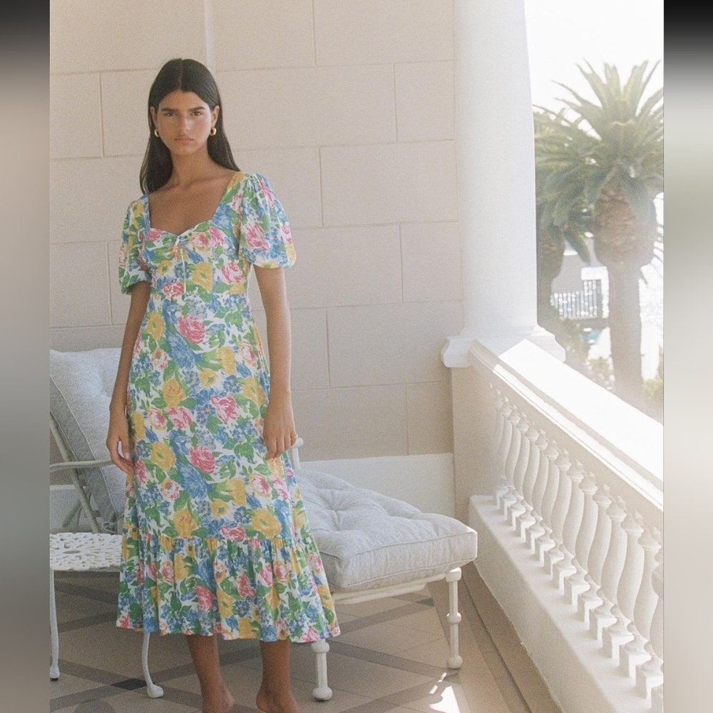 Faithfull The Brand Gabriela midi dress